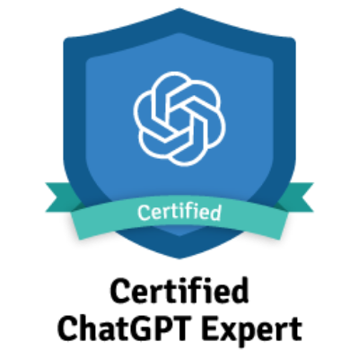 Badge de Certified ChatGPT Expert